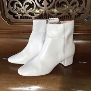 H&M White Booties New